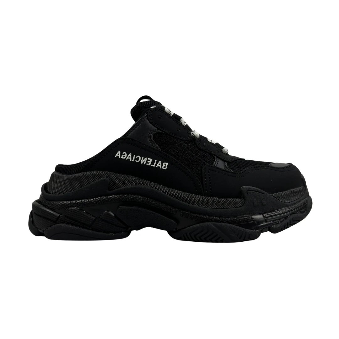Balenciaga Slippers Track Mule — 1.0 Black
