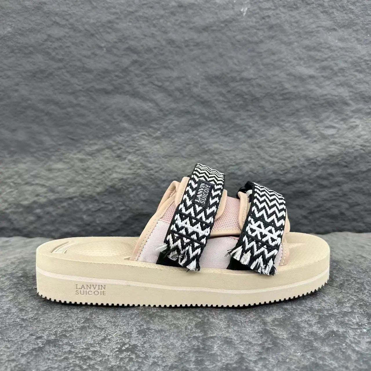 Lanvin Sandals Suicoke double-strap woven slides — Pink