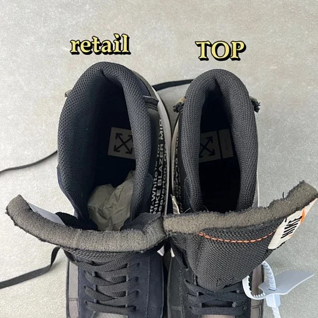 Nike Sneakers Blazer Mid Off-White collaboration high-top product detail image 10