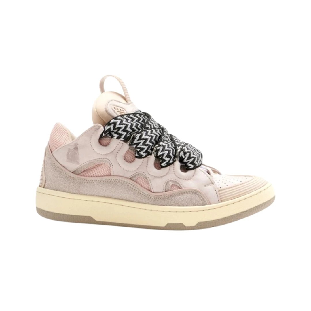 Lanvin Sneakers Curb — Sequined Pink (customized does not return or change)