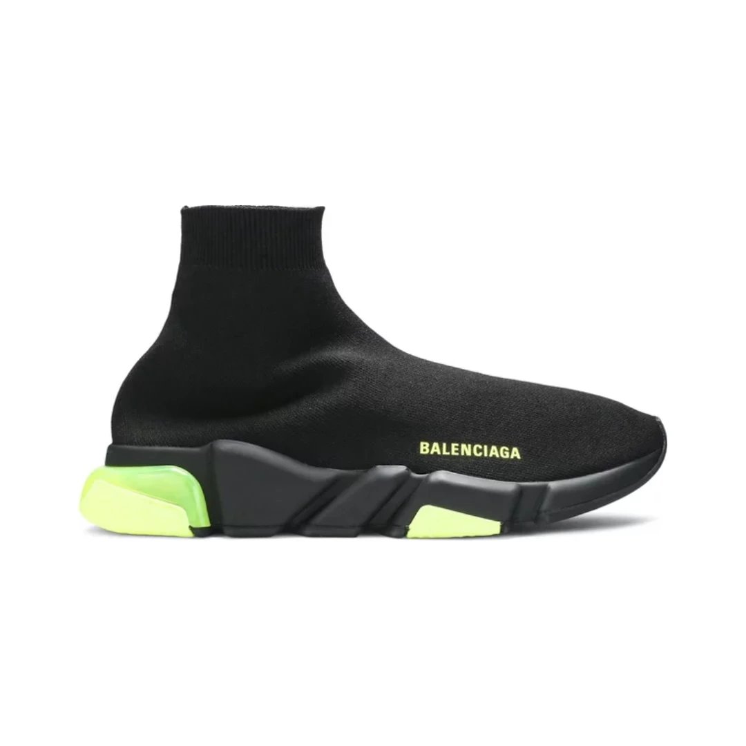Clear Sole - Black Yellow Fluo