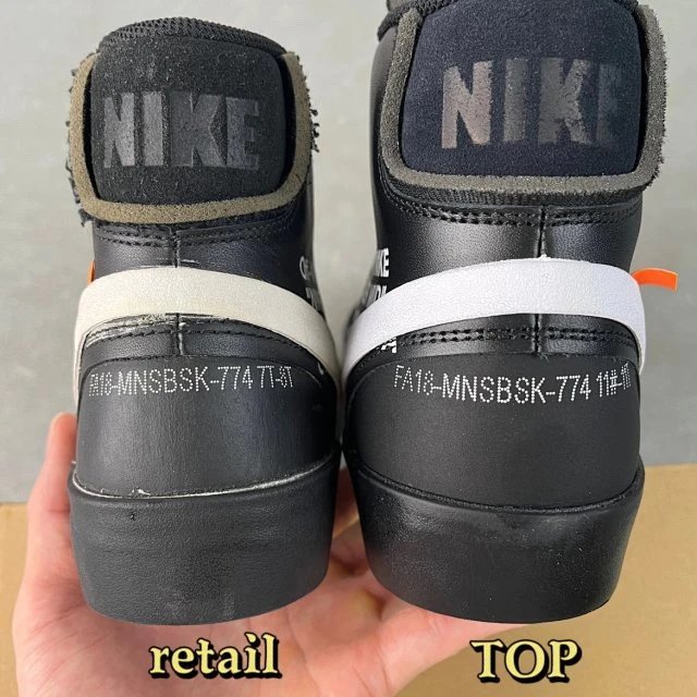 Nike Sneakers Blazer Mid Off-White collaboration high-top image 9