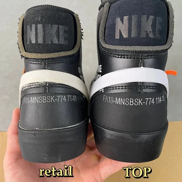 Nike Sneakers Blazer Mid Off-White collaboration high-top product detail image 15
