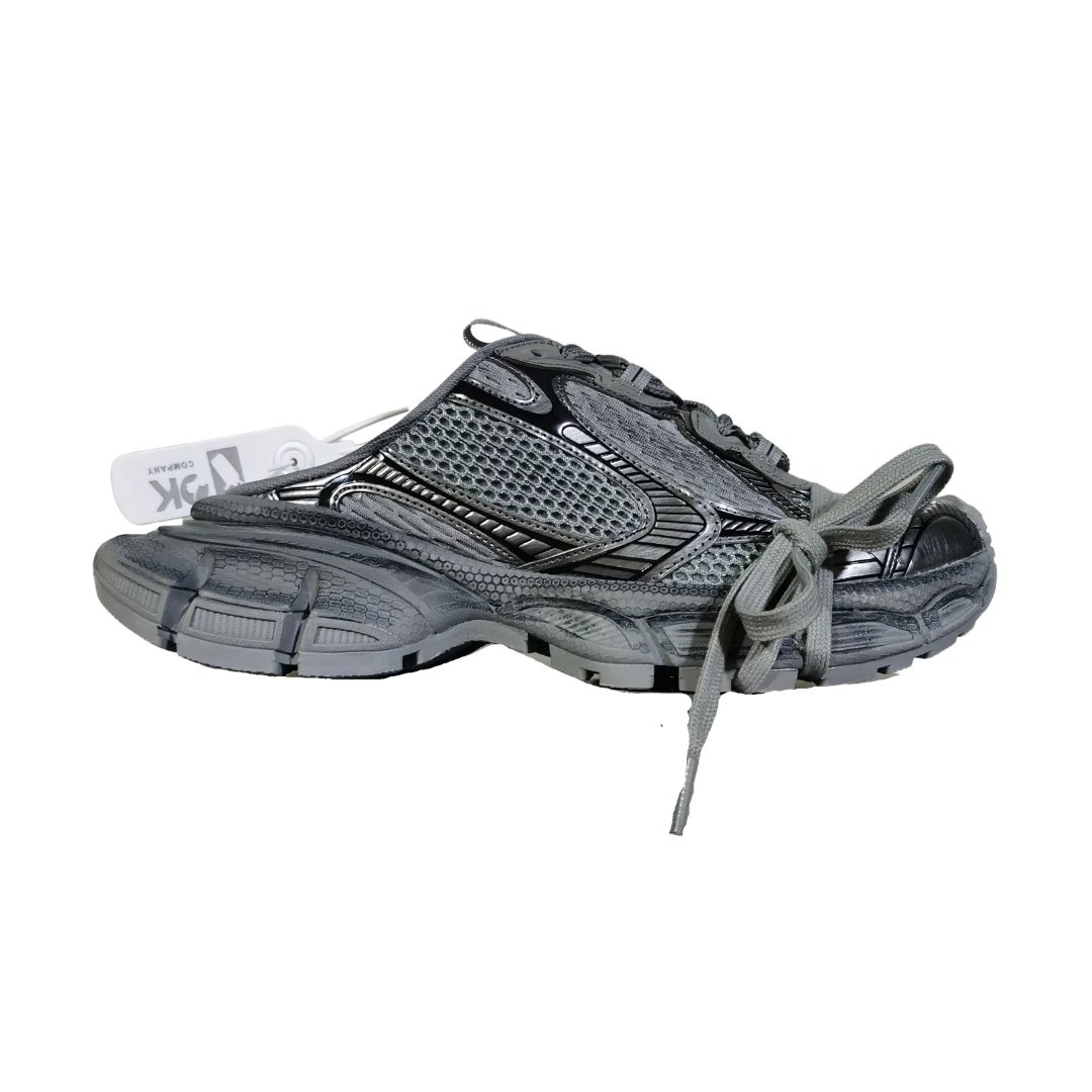 Balenciaga Slippers Track Mule — 3XL Grey