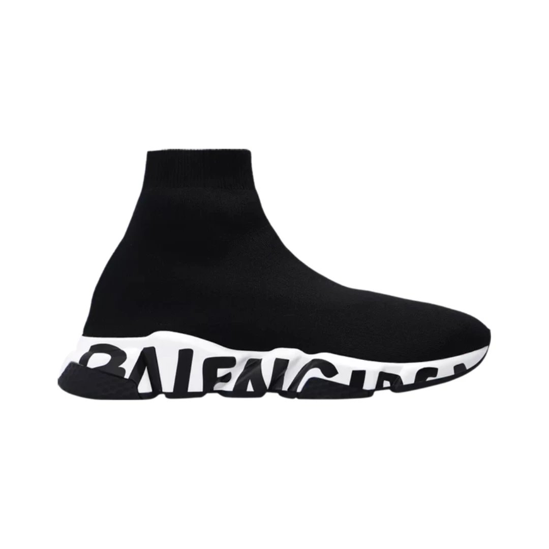 Midsole Graffiti-White Black
