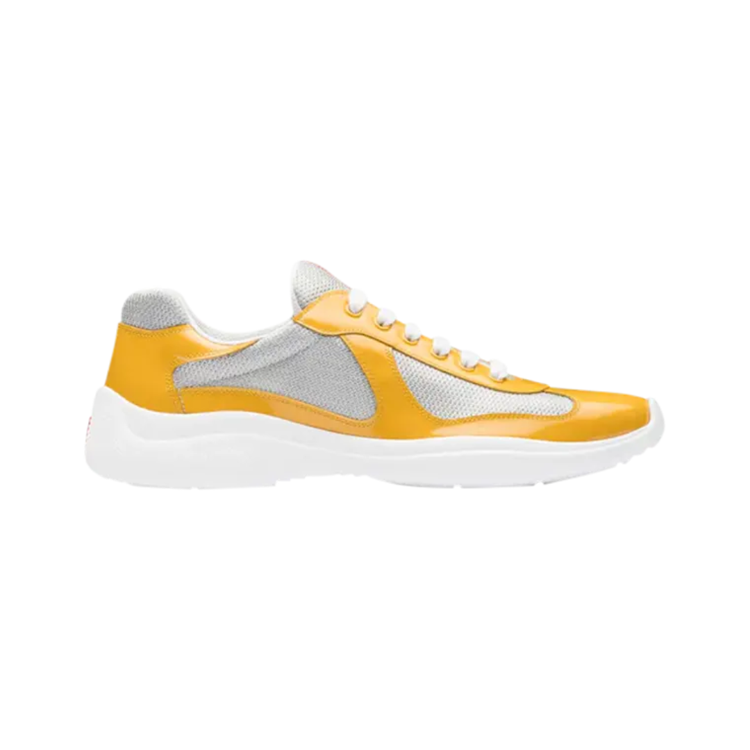 Prada Sneakers America's Cup — Gold Silver