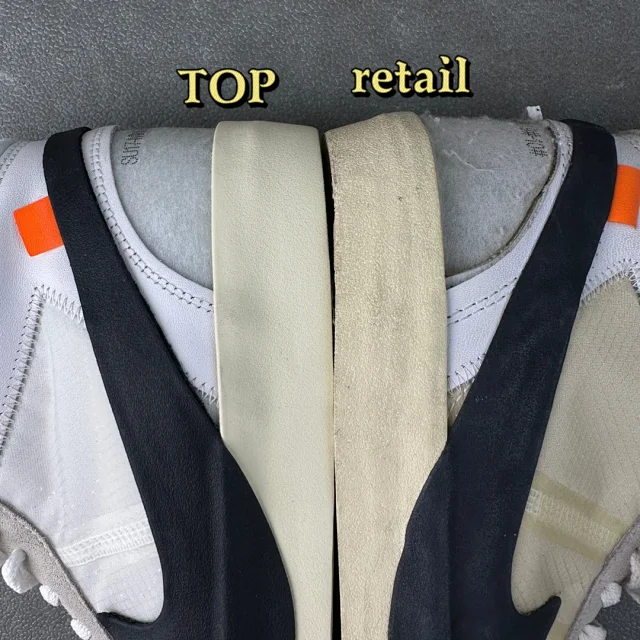 Nike Sneakers Blazer Mid Off-White collaboration high-top product detail image 3