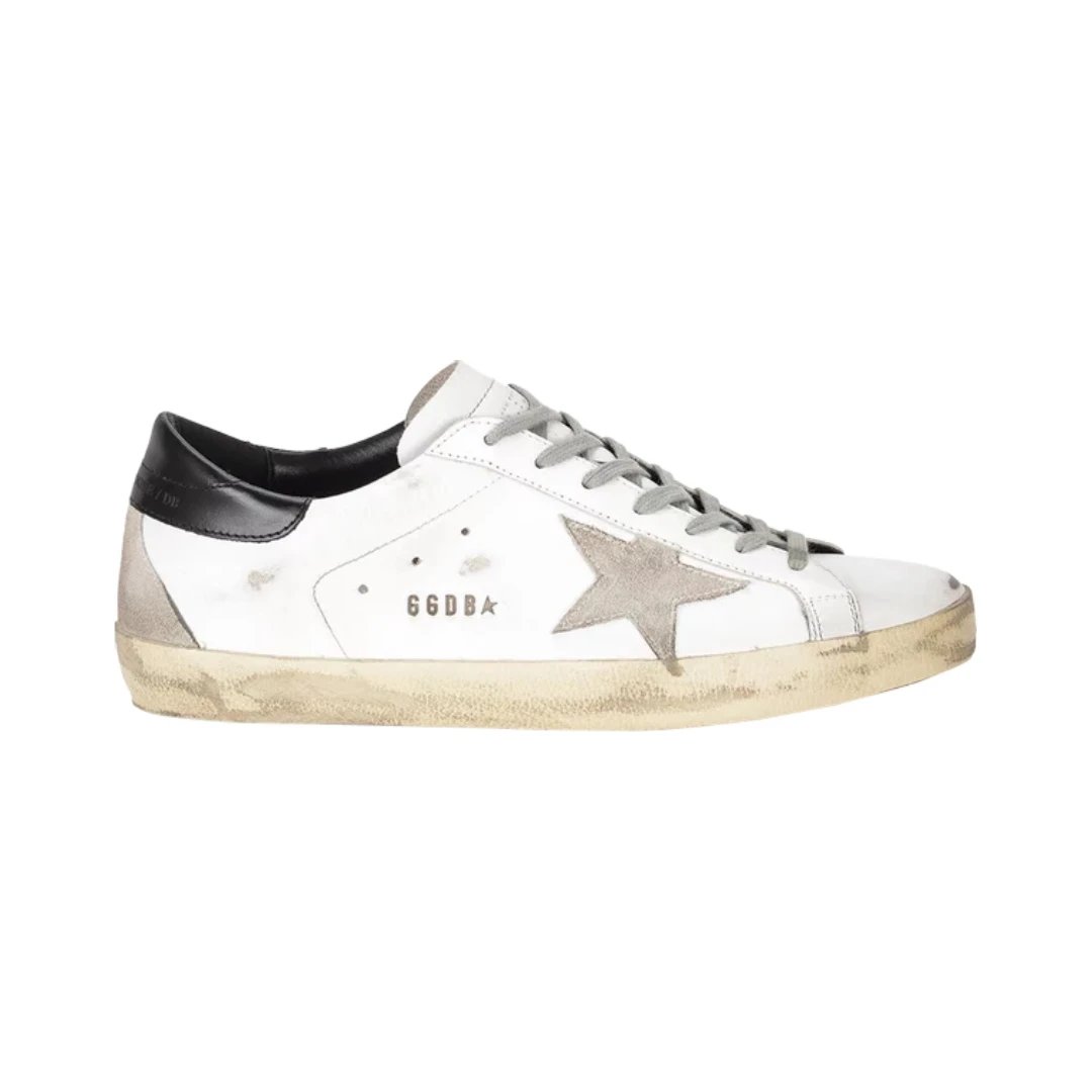Golden Goose Sneakers Super-Star low-top star — White Black
