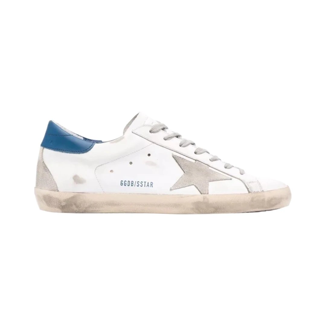 Golden Goose Sneakers Super-Star low-top star — White Blue