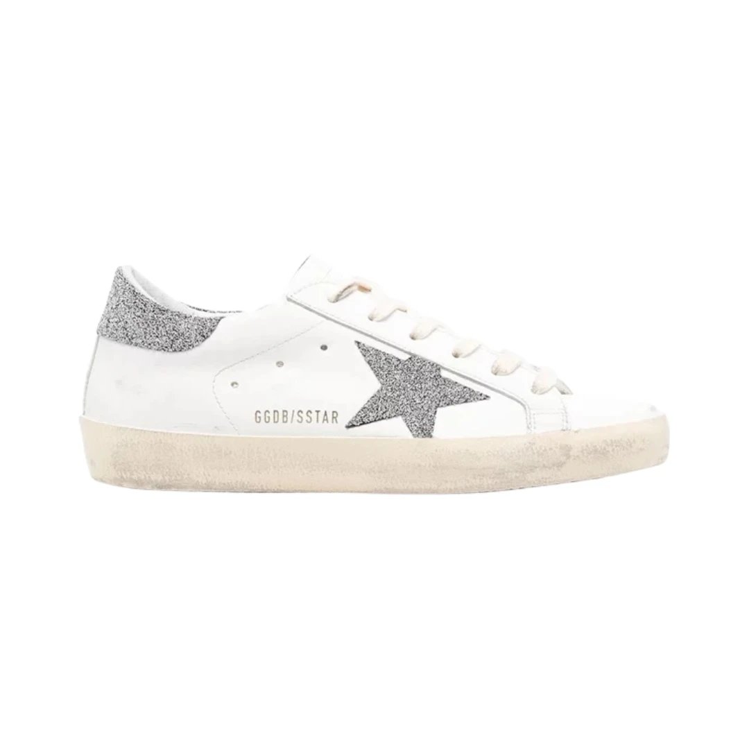 Golden Goose Sneakers Super-Star low-top star — White Silver 2.0