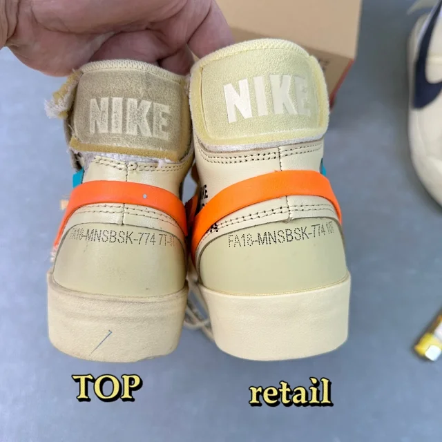 Nike Sneakers Blazer Mid Off-White collaboration high-top product detail image 23