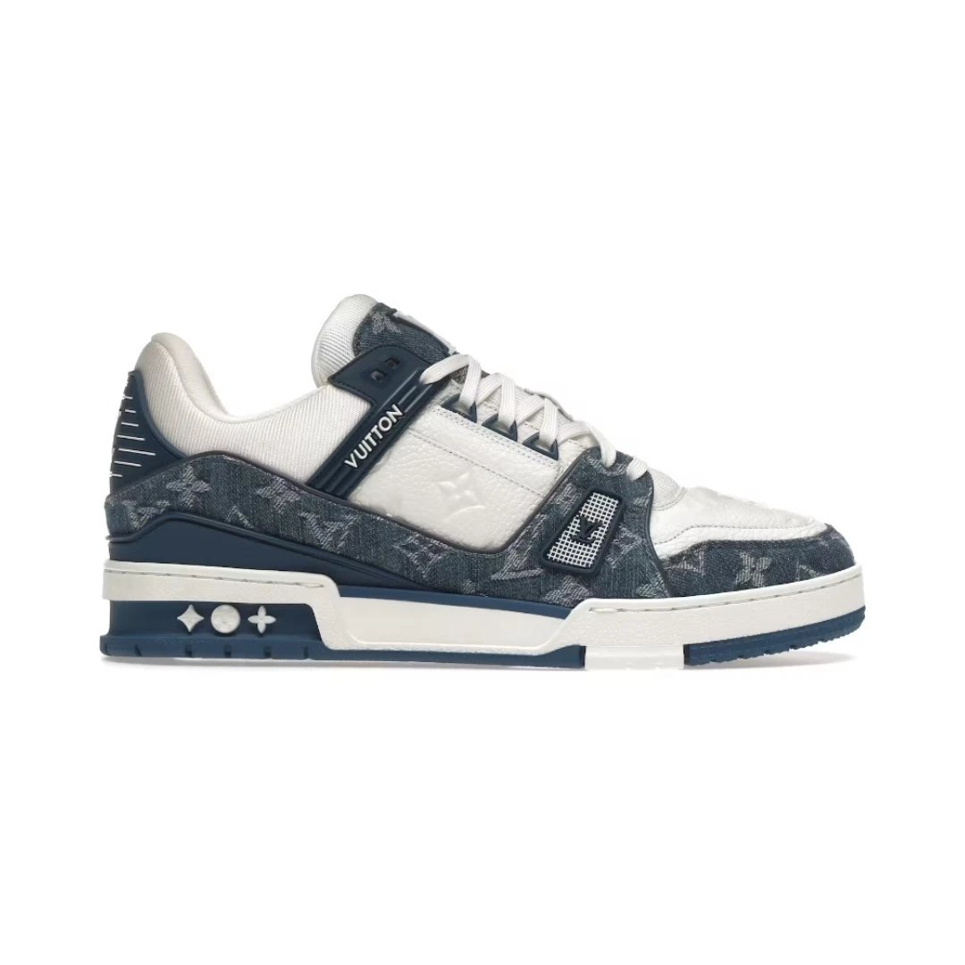 Monogram Denim White Blue