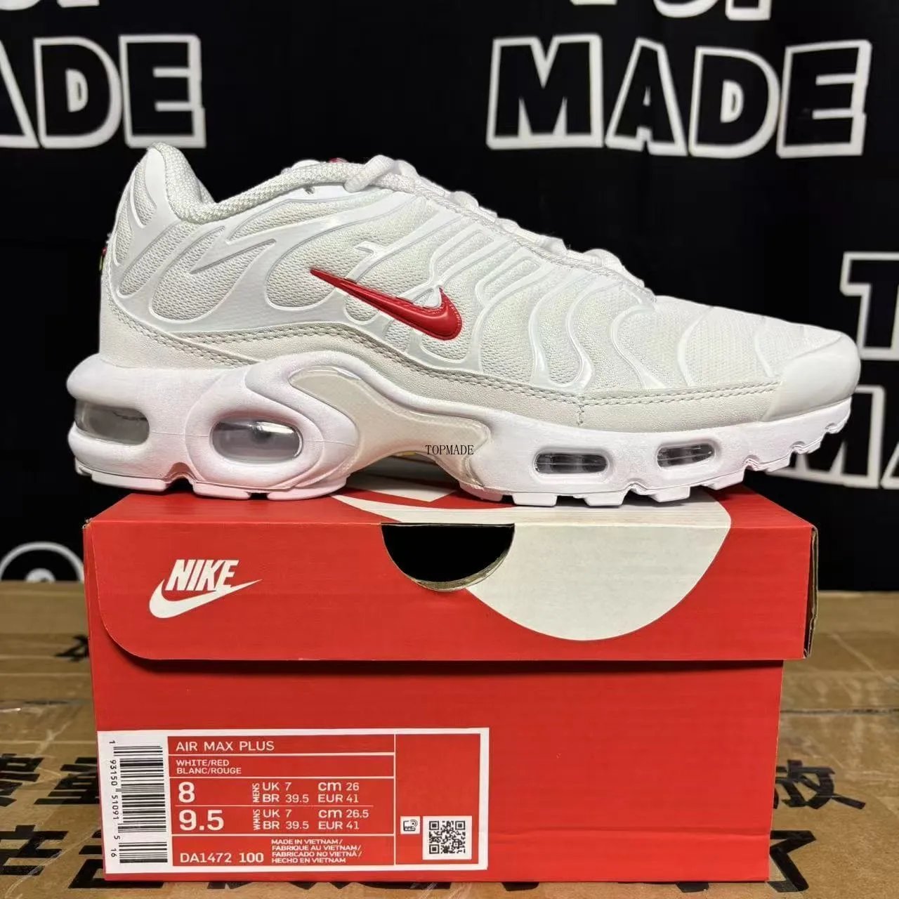 White/Speed Red