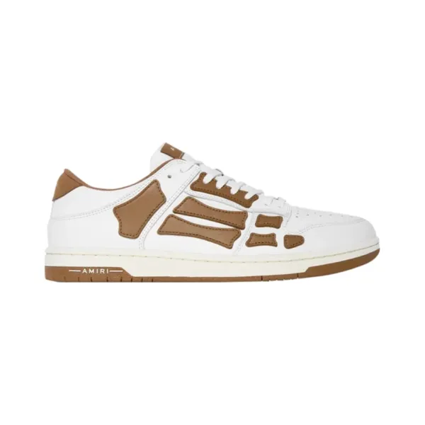 Amiri Bone Sneakers White and Brown Sneakers - 1