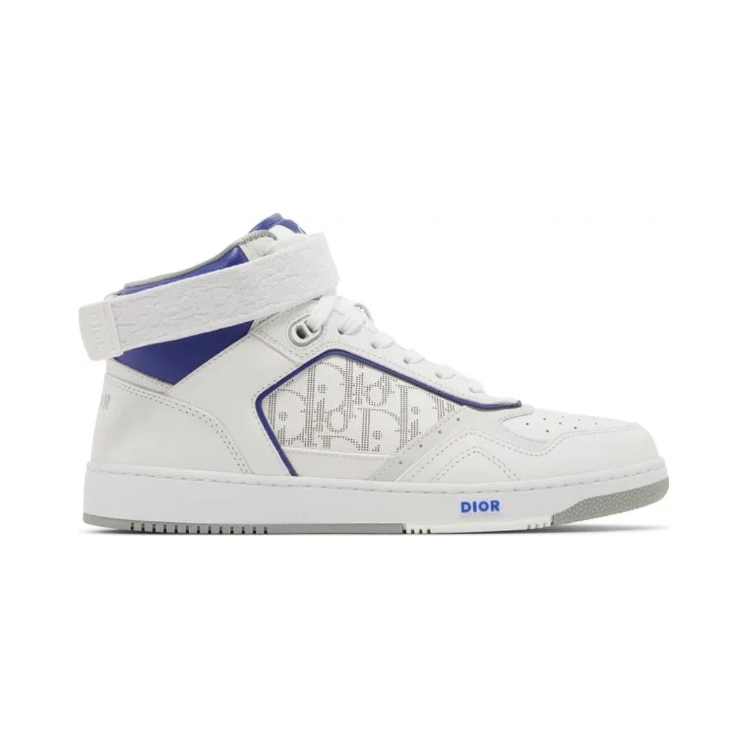 Dior Sneakers B27 High-Top — Dior Oblique - White Purple