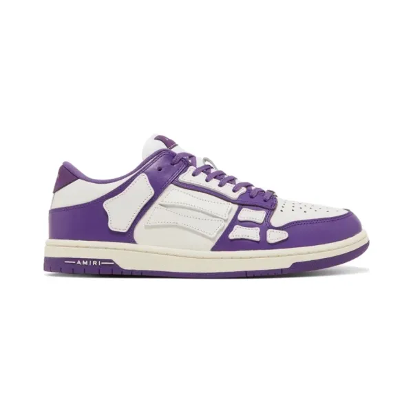 Amiri Bone Sneakers Purple and White Sneakers - 1