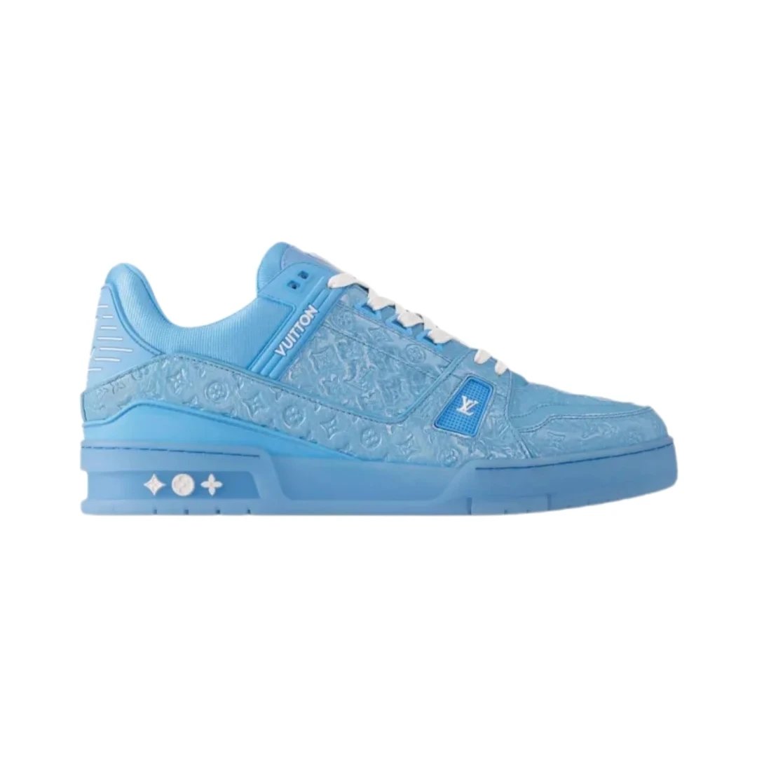 Blue LV Print