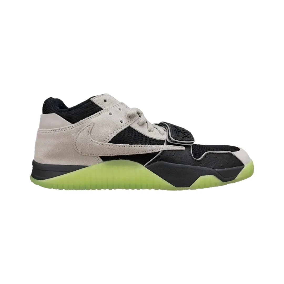Nike Sneakers Jumpman Jack with forefoot strap and reverse Swoosh — Black Night Silver