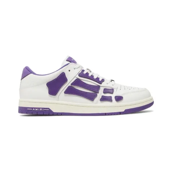 Amiri Bone Sneakers White Purple Sneakers - 1