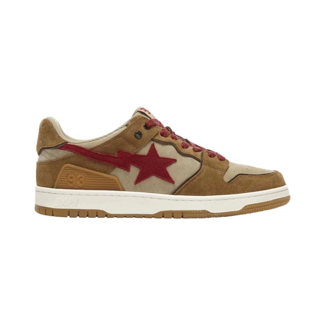BAPE Sneakers SK8 STA low-top — Wheat Red