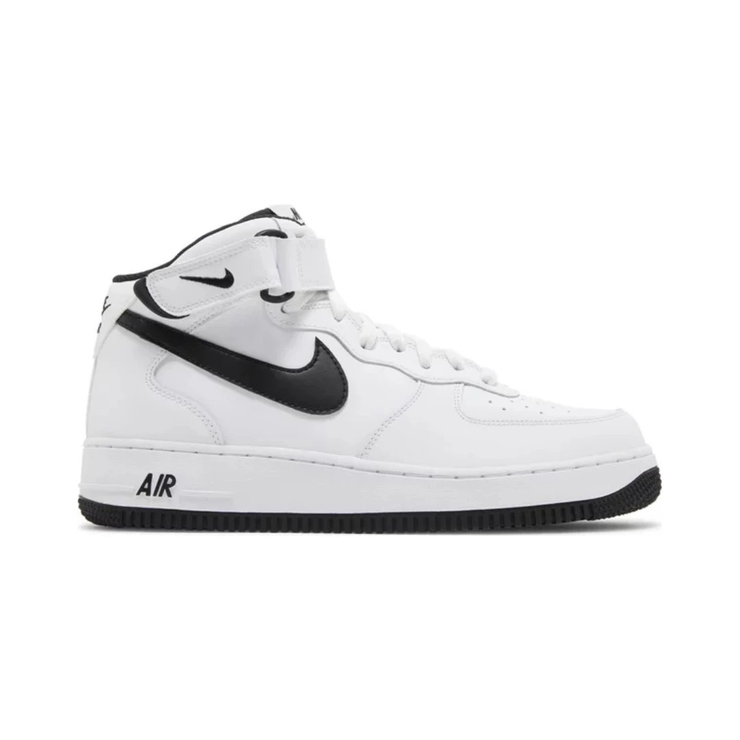 Nike Sneakers Air Force 1 Mid — White Black-2