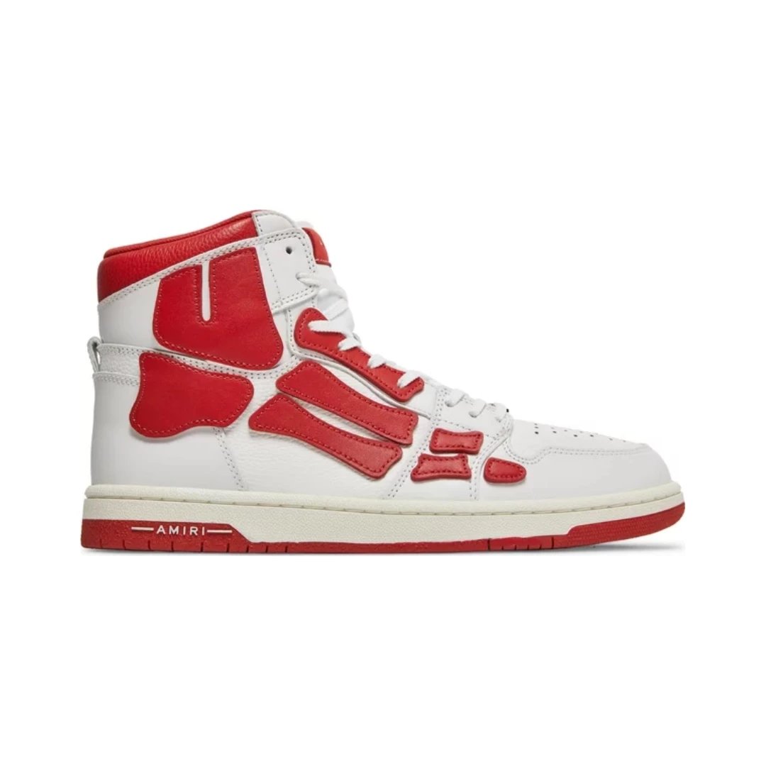 AMIRI Sneakers Skel High skeletal-panel high-top — White Red