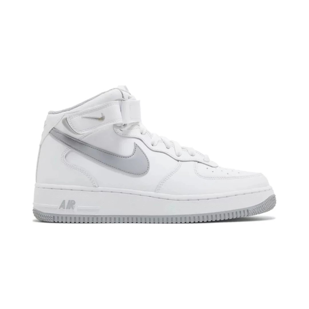 Nike Sneakers Air Force 1 Mid — White Wolf Grey