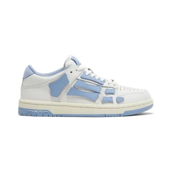 Amiri Skate Low Light Blue and White Sneakers - 1
