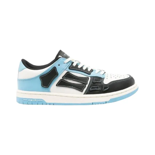 Amiri Skate Low Light Blue Black White Sneakers - 1