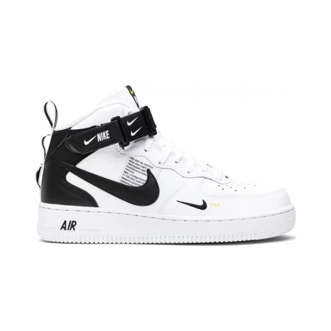 Nike Sneakers Air Force 1 Mid — White Black