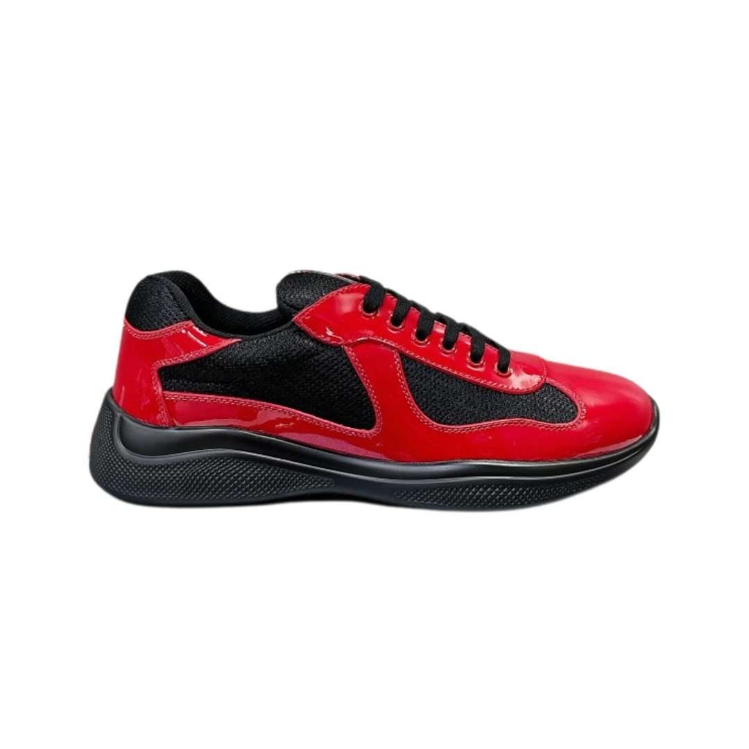 Prada Sneakers America's Cup — Red Black