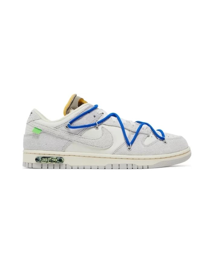 Nike Sneakers Dunk Low x Off-White with exposed lace overlay — Lot 32