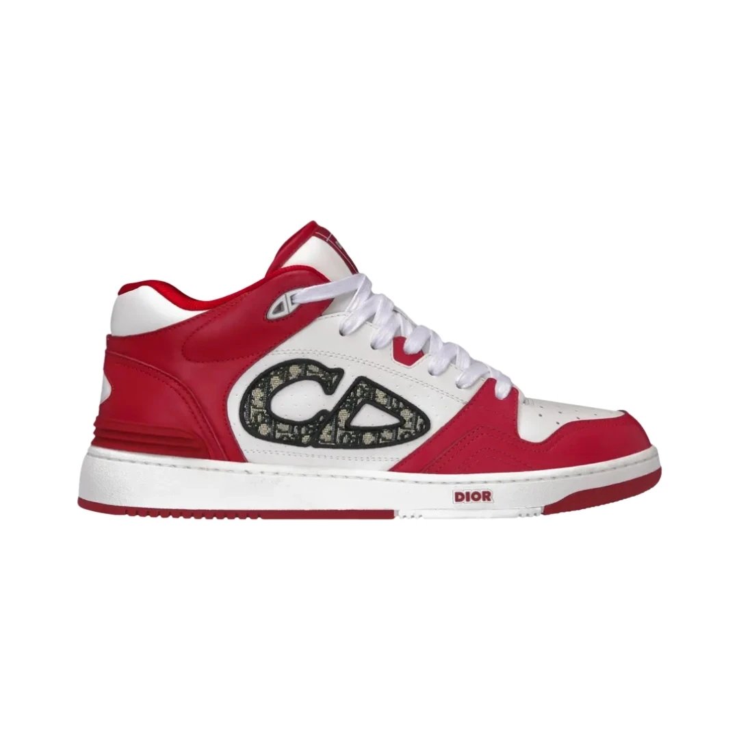 Dior Sneakers B57 low-top — Mid Dior Oblique - Red