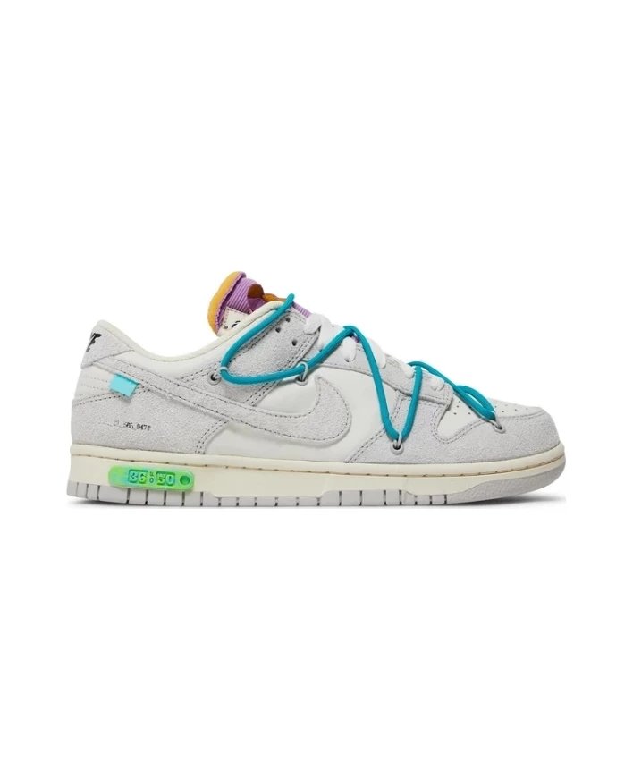 Nike Sneakers Dunk Low x Off-White with exposed lace overlay — Lot 36
