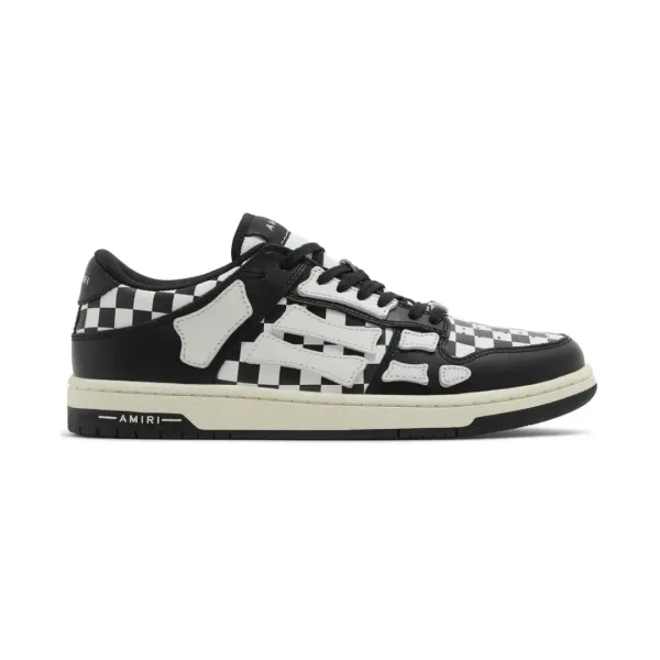 Amiri Skeleton Checkerboard Low-Top Sneakers - 1