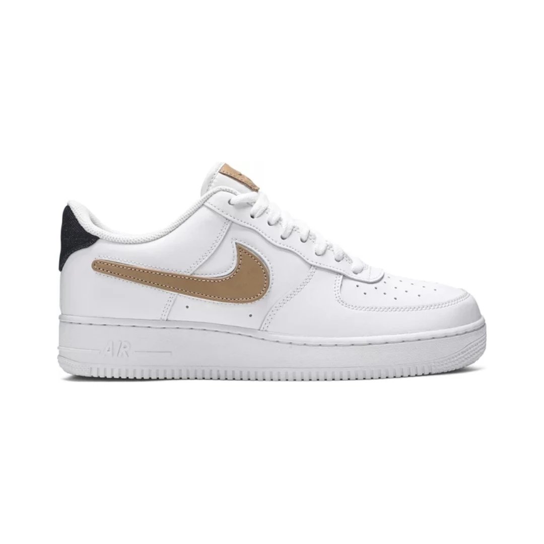 Removable Swoosh - White Vachetta Tan