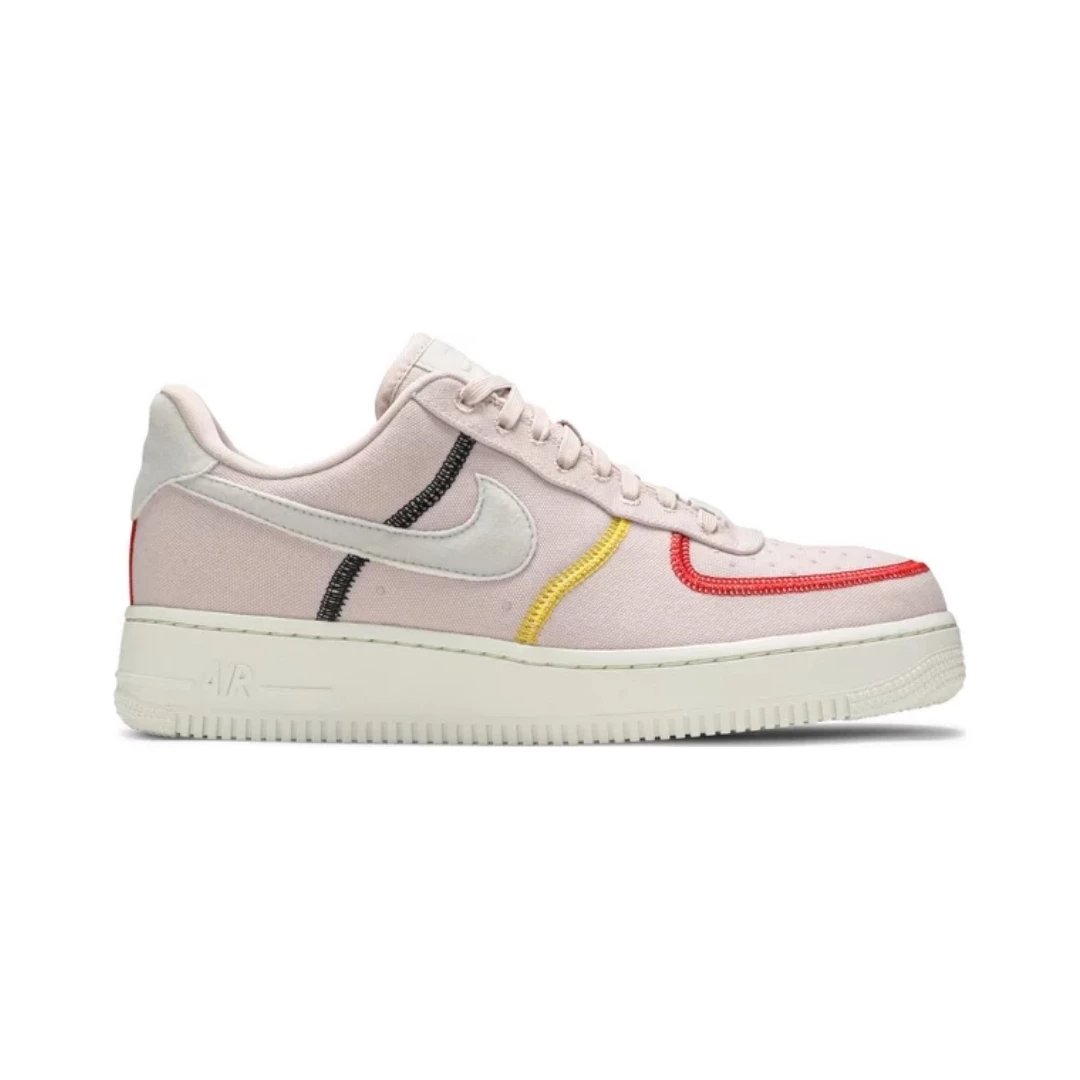 Nike Sneakers Air Force 1 Low — Stitched Canvas - Siltstone Red
