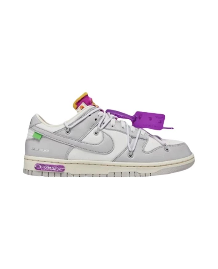 Nike Sneakers Dunk Low x Off-White with exposed lace overlay — Lot 03
