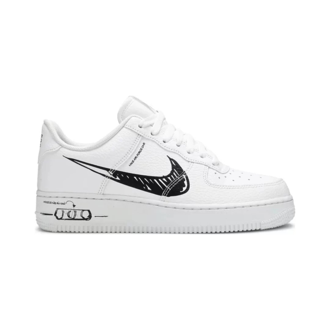 Nike Sneakers Air Force 1 Low — Sketch-Black