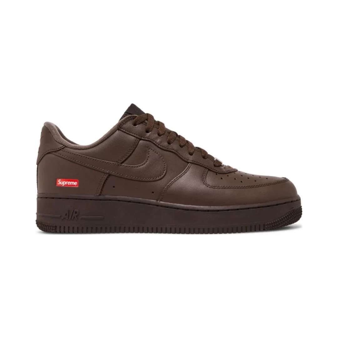 Nike Sneakers Air Force 1 Low — Supreme Baroque Brown