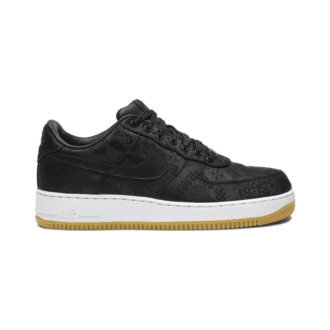 Nike Sneakers Air Force 1 Low — CLOT Black Silk