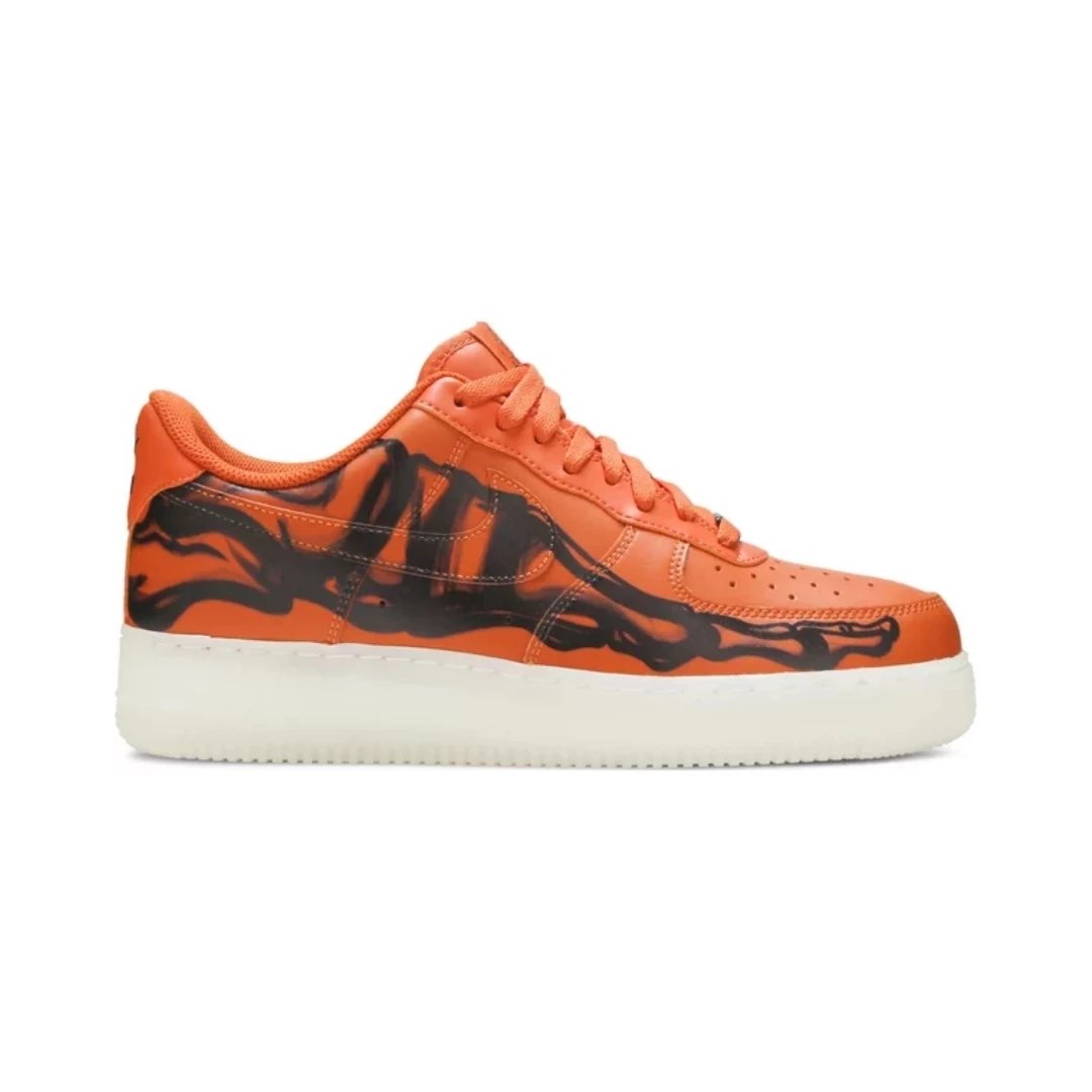 Nike Sneakers Air Force 1 Low — Orange Skeleton