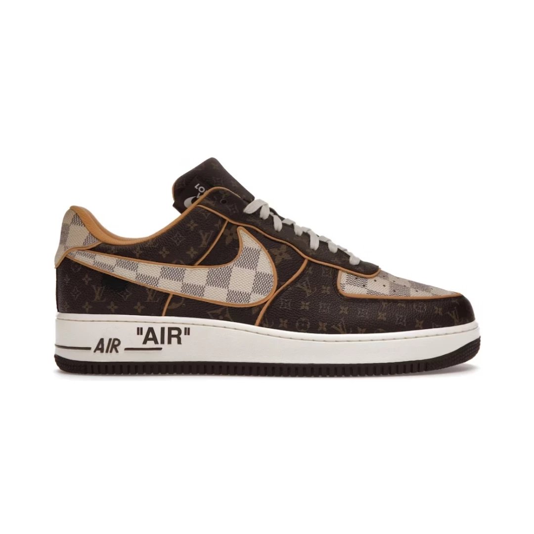 Nike Sneakers Air Force 1 Low — Louis Vuitton Brown Damier