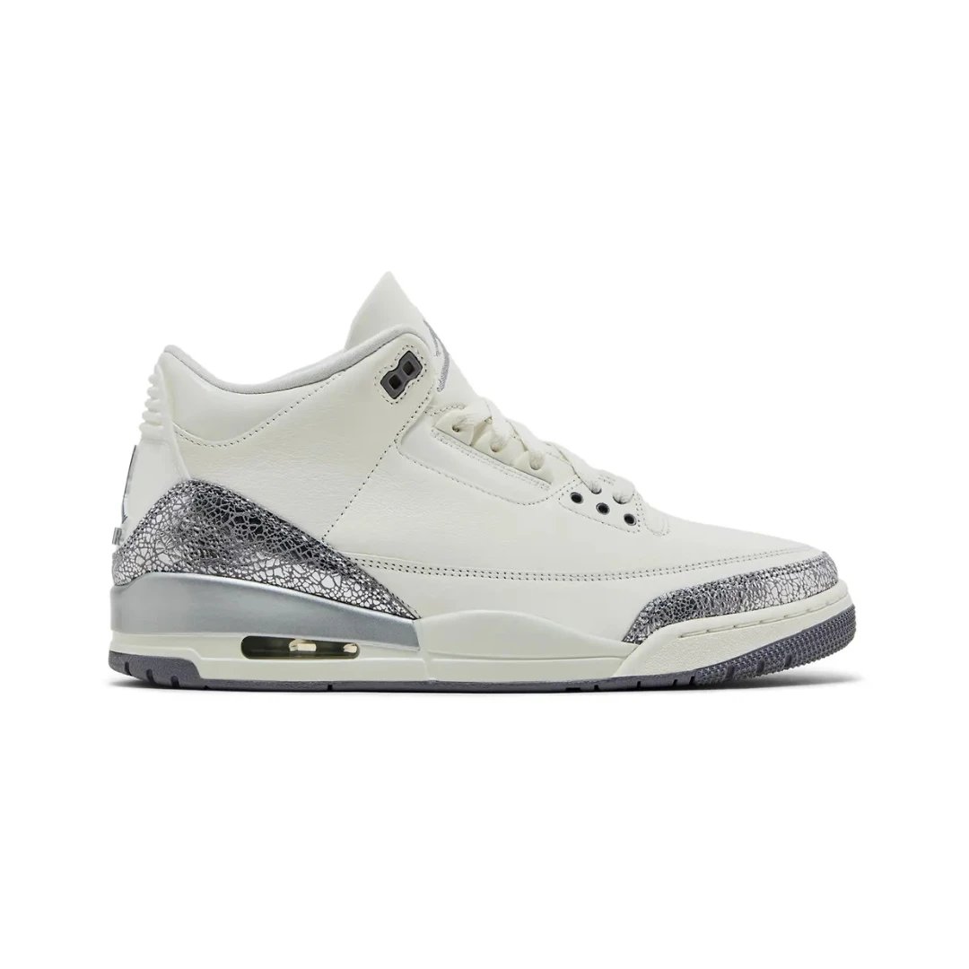 Jordan Sneakers Air 3 — Sail Metallic Silver