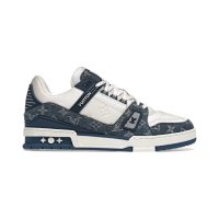 Monogram Denim White Blue