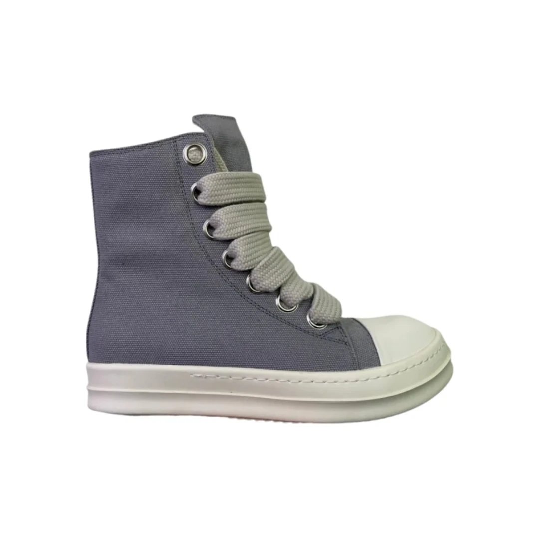 Purple Canvas Thick Shoelaces