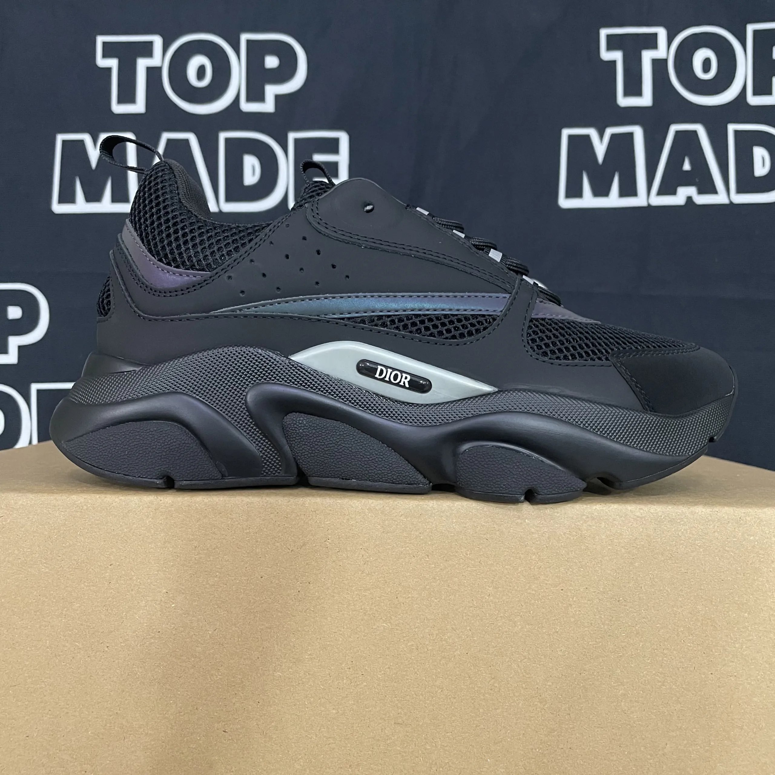 Black with Purple Reflective Stripe