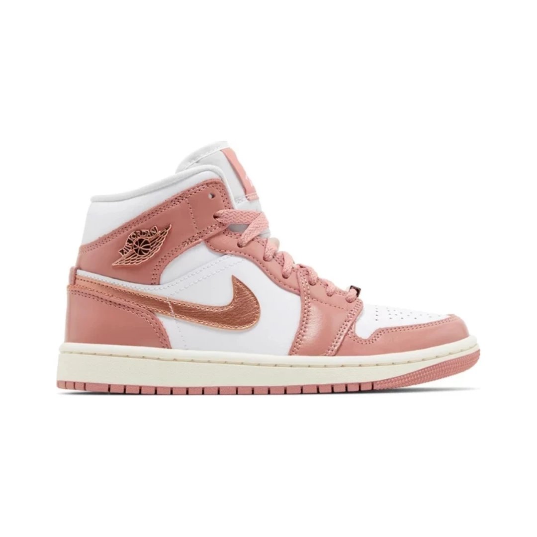 Jordan Sneakers Air 1 Mid — Red Stardust