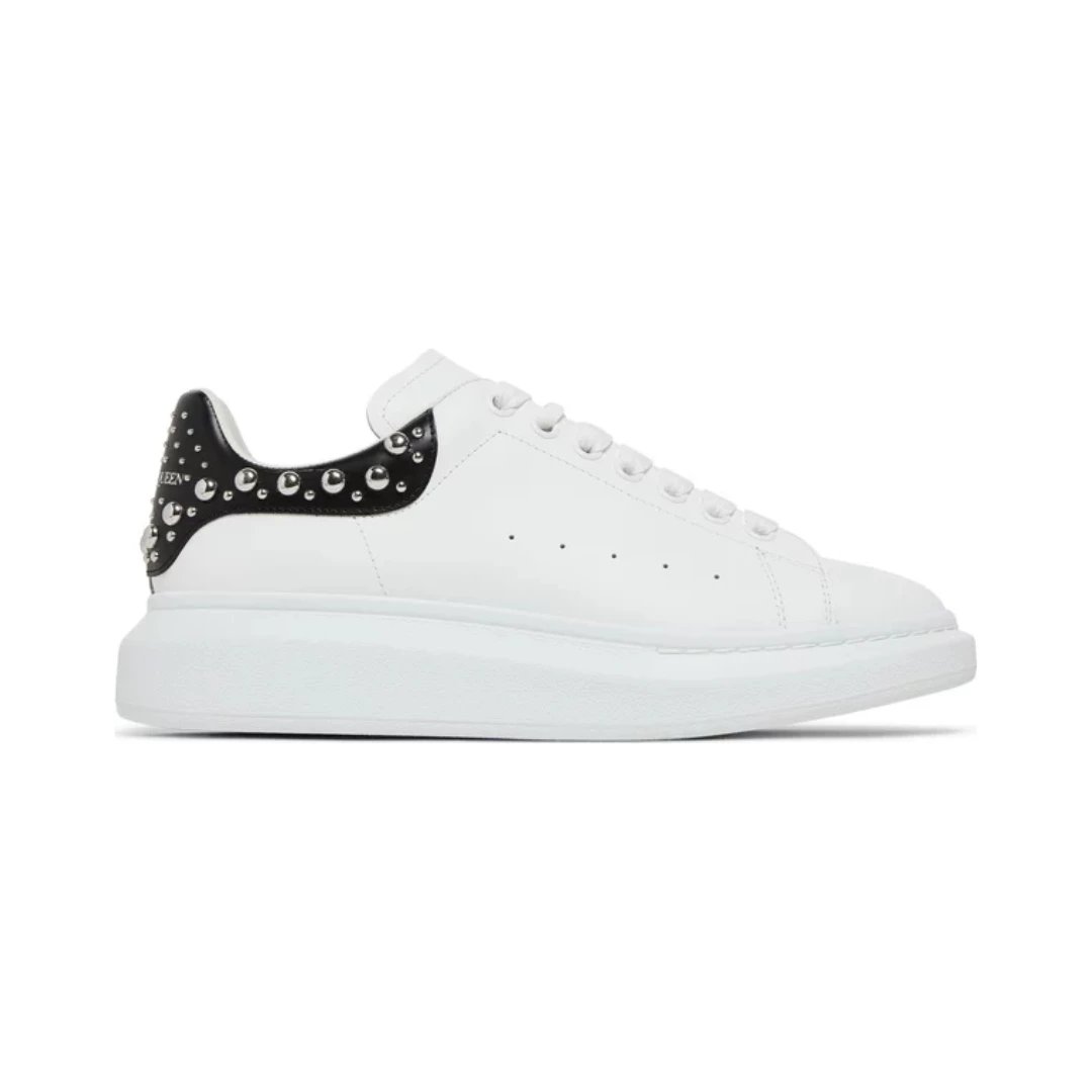 Alexander McQueen Sneakers Oversized Sneaker — White Black Studded