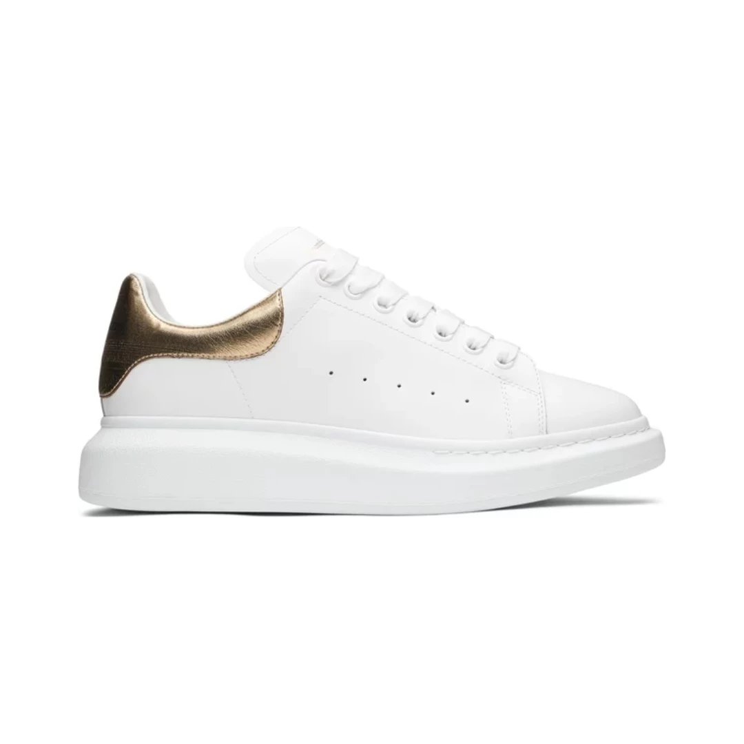 Alexander McQueen Sneakers Oversized Sneaker — White Gold